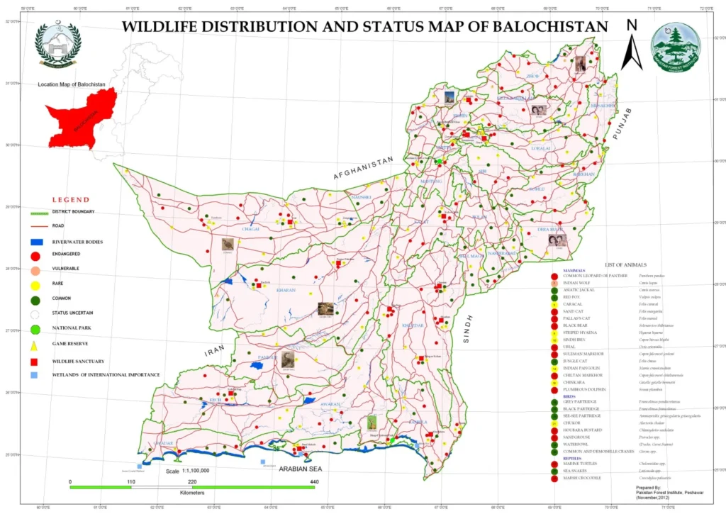 Baluchistan Map